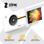 KODAK Step Touch Appareil Photo instantané avec écran Tactile LCD de 3,5 Pouces (Blanc) Kit de Voyage