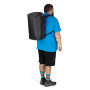 Osprey Transporter Squffel Sac de Voyage Durable, carré, Flamme, Bleu Nocturne, Flamme Bleue/Bleu Nocturne, 44 l, Flamme Bleue/B