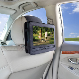 TFY Support Voiture Appui-tête pour Swivel & Bloc-Lecteur DVD portable-9 pouces