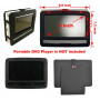 TFY Support Voiture Appui-tête pour Swivel & Bloc-Lecteur DVD portable-9 pouces