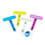 Learning Resources Paquet de surligneurs FingerFocus individuels, jaune bleu violet et transparent