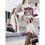 MATEIN Sac Cabas Femme avec Isotherme Compartiment, Sac à Main Repas avec Petite Pochette, Sacoche Ordinateur 15,6 Pouces USB Ch