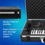 Analog Cases Unison Case pour Korg Minilogue/Minilogue XD ou synthétiseurs comparables (Mallette de Transport, Protection d'angl