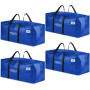 ClearSpace Lot de 6 Grands Sacs de déménagement ou de Rangement Robustes avec Sangles de Sac à Dos