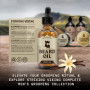 Striking Viking Huile à barbe pour hommes – Formule biologique naturelle avec huiles d'arbre à thé, d'argan et de jojoba pour ho