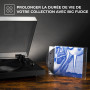 Big Fudge Pochettes pour Disques Vinyles - 18cm x 50 Pièces - Pochette Intérieure Antistatique en Papier de Riz pour Disque Viny