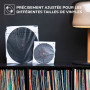Big Fudge Pochettes pour Disques Vinyles - 18cm x 50 Pièces - Pochette Intérieure Antistatique en Papier de Riz pour Disque Viny