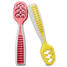 NumNum Lot de cuillères pour bébé Pre-Spoon GOOtensils pour enfants âgés de 6 mois et plus – First Stage