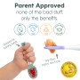 NumNum Lot de cuillères pour bébé Pre-Spoon GOOtensils pour enfants âgés de 6 mois et plus – First Stage, Baby Led Weaning (BLW)