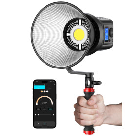 RALENO Lampe vidéo de Studio LED 80W Double température de Couleur Contrôle par Application Lumière Continue Lumière du Jour 320