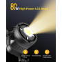 RALENO Lampe vidéo de Studio LED 80W Double température de Couleur Contrôle par Application Lumière Continue Lumière du Jour 320