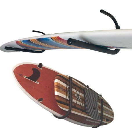 COR Surf Support pour Planche de Surf sur Pied | Plafond et Mur et Stand up Paddle pour Garage et Maison