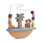 Speedy Monkey- Labyrinthe de Perles à bascule-21 x 6,6 x 22 cm-Multicolore Jouet en Bois pour Enfants-Détails soignés-Excellente