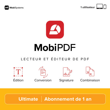 MobiPDF Ultimate | Lecteur et éditeur complet de PDF | Création