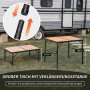 Naturehike Tables de Pique-Nique Table de Camping Table Pliante Pliable en Hauteur Table en MDF réglable avec Sac de Transport p