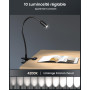 Lampe Pince à col de Cygne USB Flexible à 360°