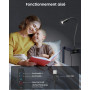 Glocusent Lampe de Bureau, 10 Niveaux de Luminosité (20-180LM), Lampe Pince à col de Cygne USB Flexible à 360°, Lampes de Lectur