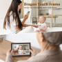 Dragon Touch Cadre photo numérique WiFi 10 pouces IPS écran tactile affichage numérique cadre photo numérique, 32 Go de stockage