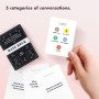 BestSelf Co. Date Deck – Jeu de Cartes pour Couples avec 50 démarreurs de Conversation pour des soirées Amusantes et significati