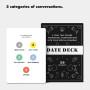 BestSelf Co. Date Deck – Jeu de Cartes pour Couples avec 50 démarreurs de Conversation pour des soirées Amusantes et significati