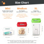 Time Locking Container (White Lid + Transparent Base) - 5.5" Height
