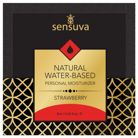 Lubrifiant Sensuva Fraise 6 ml