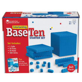 Learning Resources Kit de Barres en Plastique emboîtables d’Introduction à la Base 10