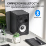 Edifier R990BT Enceintes Bluetooth pour Ordinateur – Enceinte de bibliothèque Active 2.0 – Moniteur de Studio alimenté pour PC, 