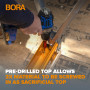 Bora Workhorse XT PM-3360T Chevalet de sciage pliable robuste et réglable en hauteur avec pieds réglables, établi portable et ro