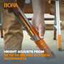 Bora Workhorse XT PM-3360T Chevalet de sciage pliable robuste et réglable en hauteur avec pieds réglables, établi portable et ro