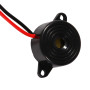 DC 3 24V 100mm Buzzer de tonalité électronique 85 à 95db Alarme Câble de son continu Buzzer piézoélectrique pour ordinateurs Imp