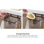 Support de sac poubelle suspendu portable, Distributeur de Sacs, Porte-sacs poubelle pour armoires, armoires de cuisine, porte, 