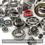 Othmro Roulements à Rouleaux Coniques AXK3047 à Siège Plat en Acier Chromé 30 x 47 x 4 mm,pour les Machines-Outils, la Réparatio