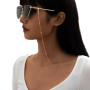 Chaîne de lunettes de soleil en perles Bramian Chaîne de lunettes simple Accessoires Chaîne de lunettes de décoration pour femme