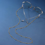 Chaîne de lunettes de soleil en perles Bramian Chaîne de lunettes simple Accessoires Chaîne de lunettes de décoration pour femme