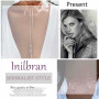 Inilbran Collier Ras De Cou En Pierre De Lune De Style Bohème Collier Argenté Pendentif Aile D'ange Collier Chaîne Goutte D'eau 