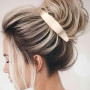 Inilbran Barrettes à pinces à cheveux vintage ovales Barrettes à cheveux françaises Barrettes à cheveux géométriques Barrettes à