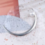 Inilbran Boho Croissant de Lune Barrette à Cheveux Barrette à Cheveux Vintage Perle Lune Épingle à Cheveux Français Perle Barret
