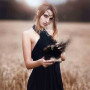 Inilbran Chaine De Tête Lune Croissant Boho Chaine De Cheveux Lune Noire Chaine De Tête Lune Noire Headpiece Serre tête Croissan