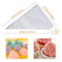 SenPuSi 100Pcs Poches à Douilles Jetables Plastique Plus Épais Poches Patissières Jetables en Plastique pour Glaçage Gâteau