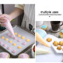 SenPuSi 100Pcs Poches à Douilles Jetables Plastique Plus Épais Poches Patissières Jetables en Plastique pour Glaçage Gâteau