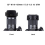 Pare-soleil EW-60F compatible avec Canon EOS R8 R50 avec objectif RF-S 18-150 mm, compatible avec Canon M50ii M100 avec objectif