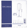 Coupe de champagne Arcoroc Vina Transparent verre 190 ml (6 Unités)