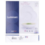 Assiettes Luminarc Apy Blanc verre 18 Pièces