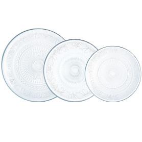 Luminarc Sixtine Service de table en verre 18 pièces