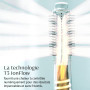 T3 AireBrush Duo Brosse Soufflante avec deux Accessoires Comprend 15 Combinaisons de Réglages de Chaleur et de Vitesse un Commut