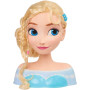 Disney - La Reine des Neiges - Princesse Elsa - Tète à Coiffer 20 cm et Accessoires (L'emballage Peut Varier)