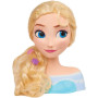 Disney - La Reine des Neiges - Princesse Elsa - Tète à Coiffer 20 cm et Accessoires (L'emballage Peut Varier)