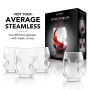 Final Touch Conundrum Verres à vin Rouge - 473ml Verre soufflé à la Main - Lot de 4 …