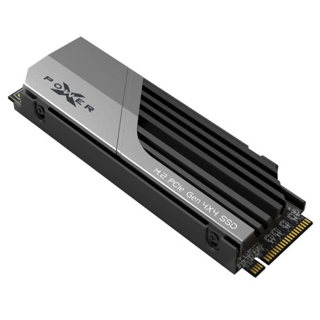 Silicon Power XS70 SP04KGBP44XS7005 Disque Dur SSD avec dissipateur Thermique Compatible avec Playstation 5